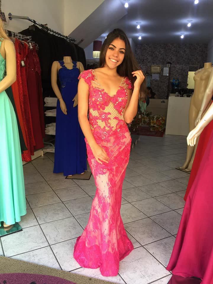 Vestido madrinha em crepe