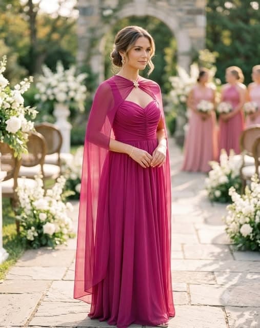 Vestido marsala em paetê